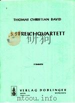 5.Streichquartet stimmen violine II D.12.623 1969 PDF电子版封面