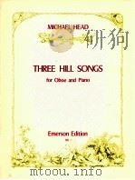 Three Hill Songs for Oboe and Piano（1976 PDF版）
