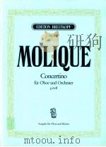 edition breitkopf Nr.5746 Concertino for Oboe and Orchestra in G minor Edition for Oboe and Piano（ PDF版）