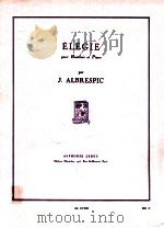 Elegie pour Hautbois et Piano AL 22 905 1961 PDF电子版封面