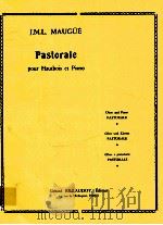 Pastorale pour Hautbois et Piano 14 rue de l'echiquier paris（ PDF版）