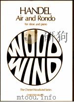handel Air and Rondo for oboe and piano（1991 PDF版）
