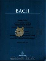 Sonata in C major for Flute and Basso continuo Sonatas in E-flat major and g minor for Flute and obb 1975 PDF电子版封面
