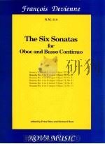 The Six Sonatas for Oboe and Basso Continuo Sonata No.2 in F major Opus 70 No.2 N.M.310 1989 PDF电子版封面