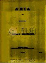 Aria pour Hautbois et piano AL 17 877 1930 PDF电子版封面