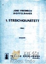 1.Streichquartett 1968 stimmen 1970 PDF电子版封面