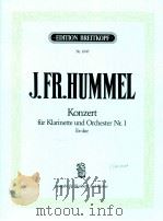 edition breitkopf Nr.6747 concerto for clarinet and Orchestra No.1 in E flat major edition for clari（1975 PDF版）