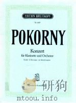 edition breitkopf Nr.6307 Konzerte fur Klarinette und Orchester es-dur e flat major mib'emol ma（1958 PDF版）