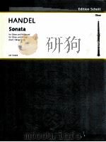 Sonata for Oboe and Keyboard ED 10403 1948 PDF电子版封面