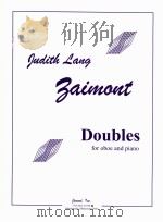 Doubles for oboe and piano 1995 PDF电子版封面
