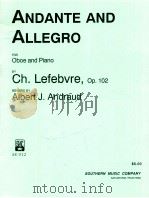 Andante & Allegro for Oboe and Piano Op.102 SS-512 PDF电子版封面 Ch.Lefebvre