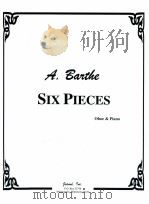 Six pieces Oboe & Piano No.1 1998 PDF电子版封面 A.Barthe