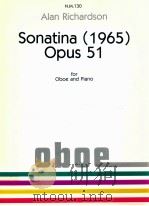 Sonatina 1965 Opus 51 for Oboe and Piano N.M.130 1980 PDF电子版封面