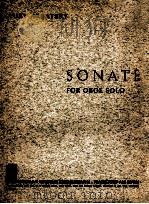 Sonate for oboe solo ZM 290（1959 PDF版）