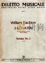 diletto musicale DM 63 william flackton 3 Sonaten fur Viola und Basso continuo Renzo Sabatini Sonata 1960 PDF电子版封面