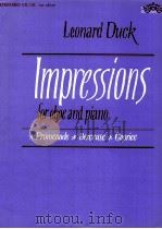 Impressions for oboe and piano promenade berceuse caprice（1964 PDF版）