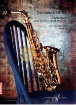 fantaisie sur il pleut bergère pour saxophone alto et piano 1937 PDF电子版封面