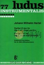 Partita Ⅱ F fOr Oboe（1970 PDF版）