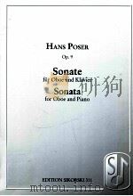 hans poser no 9 Sonate for oboe and piano Edition Sikorski 311（1959 PDF版）