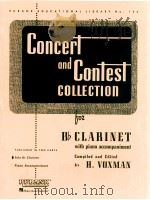 Concert and Contest collection for Bb Clarinet with piano accompaniment PDF电子版封面 H.Voxman