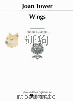 Wings for Solo Clarinet（1983 PDF版）