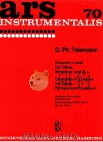concerto in c minor for oboe strings and continuo piano score ed.nr.788k（1977 PDF版）
