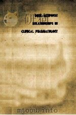 DOSE-RESPONSE RELATIONSHIPS IN CLINICAL PHARMACOLOGY（1989 PDF版）