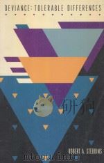 DEVIANCE:TOLERABLE DIFFERENCES（1988 PDF版）