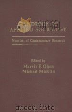 HANDBOOK OF APPLIED SOCIOLOGY  FRONTIERS OF CONTEMPORARY RESEARCH（1981 PDF版）