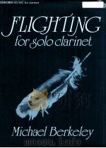Flightinc for solo clarinet（1988 PDF版）