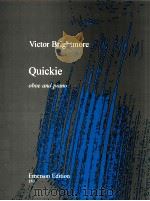 Quickie for oboe and piano 350（1999 PDF版）
