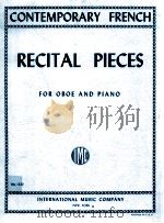 Recital Pieces for Oboe and piano No.1320（1953 PDF版）