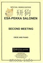 Second Meeting for Oboe and piano   1993  PDF电子版封面     