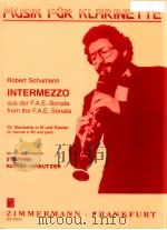 Intermezzo fur clarinet in bb and piano ZM 30890 1997 PDF电子版封面