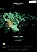Sonate F-Dur fur Klarinette (B) und Klavier ZM 30540 1995 PDF电子版封面