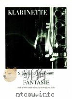 Fantasie for clarinet and piano C.H.11371 1988 PDF电子版封面
