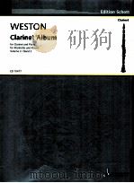 Clarinet Album for Clarinet in Bb and Piano ED 10477 Volume 2/Band 2（1956 PDF版）