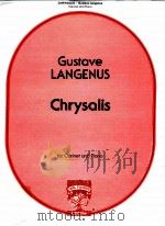 Chrysalis for clarinet and piano 1934 PDF电子版封面
