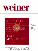 Ket Tetel-zwei satze two movements z.8292（1959 PDF版）
