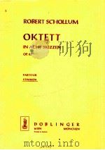 oktett in acht skizzen partitur stimmen op.63 1960 PDF电子版封面