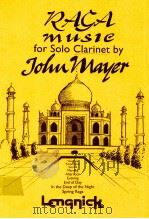 Rasa music for solo clarinet（1958 PDF版）