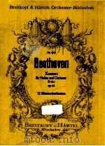 Konzert für Violine und Orchester D-dur op.61 nr.4343 1965 PDF电子版封面