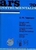 concerto in c minor for oboe strings and continuo Ed.Nr.788p（1977 PDF版）