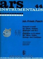 concerto in d minor for oboe violin strings and continuo Ed.Nr.612p 1962 PDF电子版封面