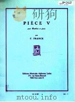 Piece V pour Hautbois et piano al 16 389（1922 PDF版）