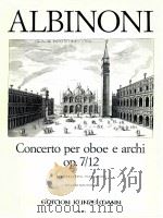 concerto in c minor for oboe and strings orchestra gm350（1980 PDF版）