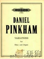 variations for oboe and organ no.66296   1970  PDF电子版封面     