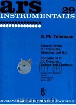 concerto d major for trumpet in d strings and basso continuo Ed.Nr.495P.（1959 PDF版）