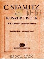 Stamitz  Konzert B-Dur für Klarinette und Orchester z.8993（1980 PDF版）