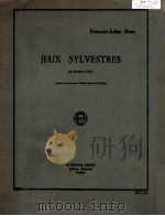 Jeux Sylvestres pour Hautbois et Piano concours du conservatoire national superieur de musique（1961 PDF版）